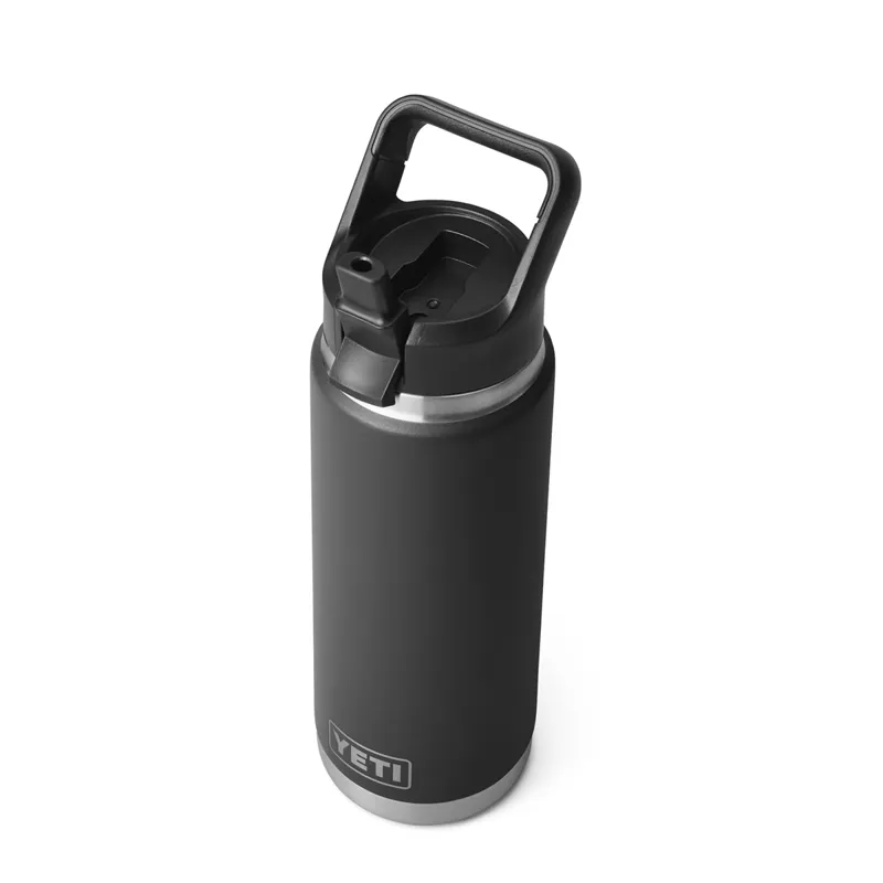 Yeti Rambler 26oz Straw Bottle in Black